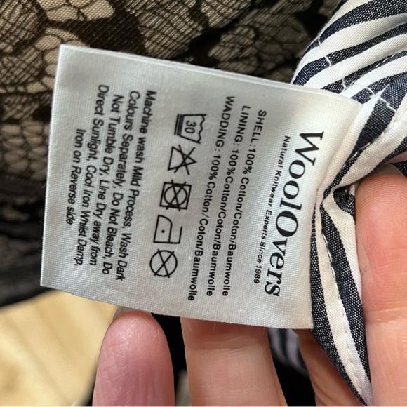 NWOT WoolOver cotton coat with buttoned in lining - Picture 13 of 13